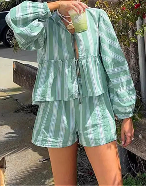 Jardin™ | Ensemble Deux Pièces Rayé