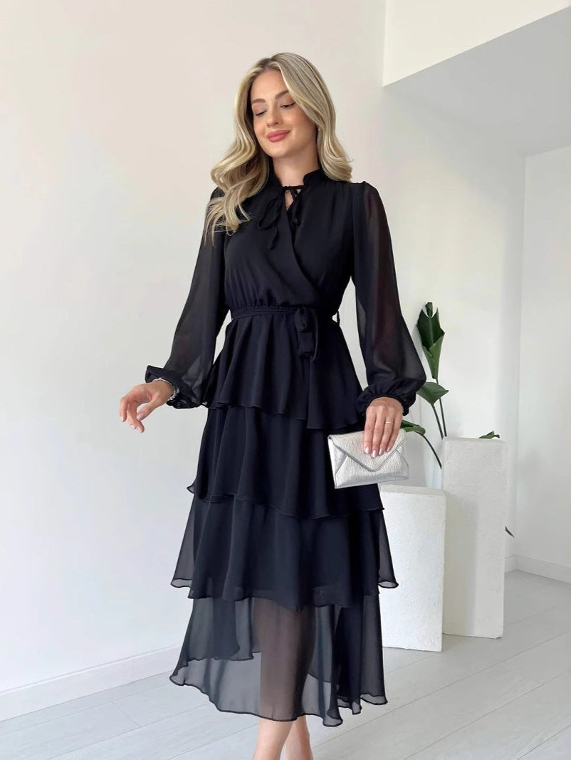 Jardin™ | Robe Longue Élégante à Volants