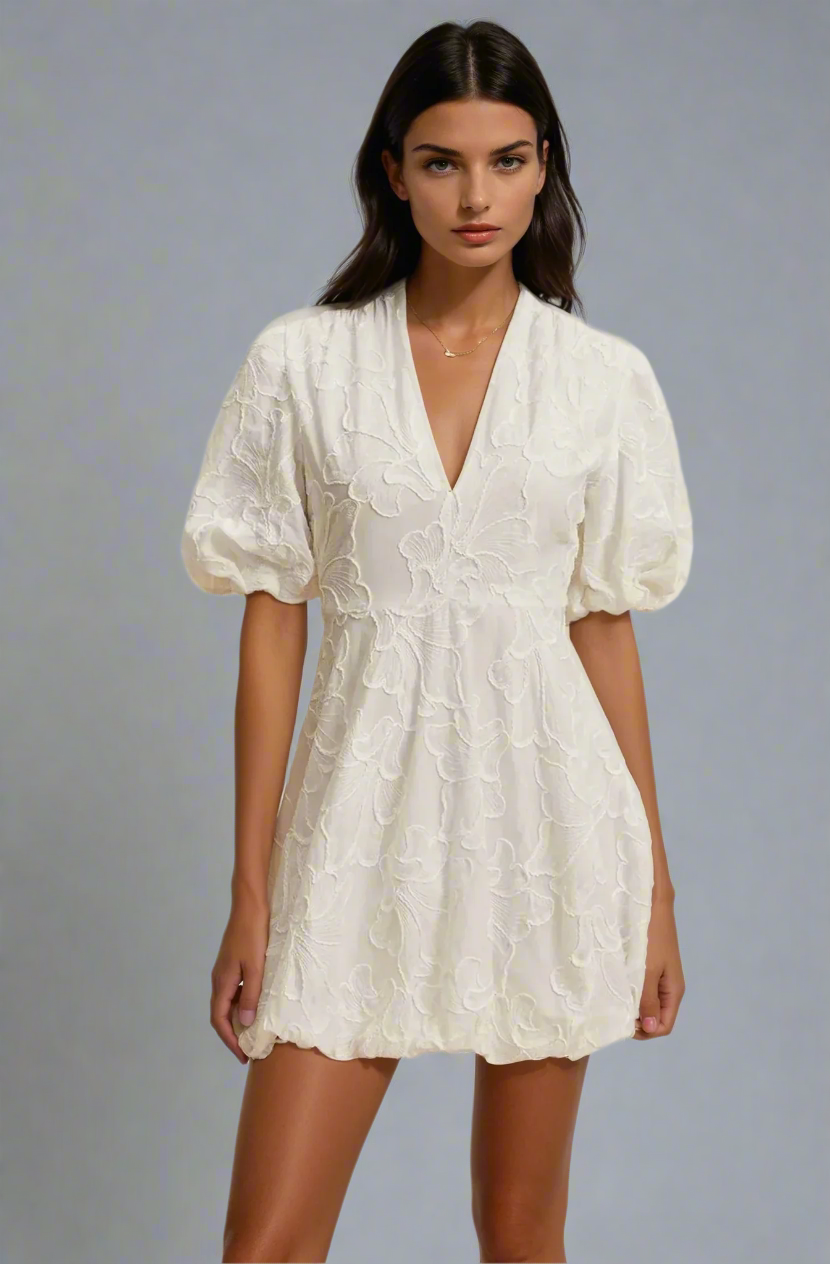 Jardin™ I Robe Blanche Intemporelle