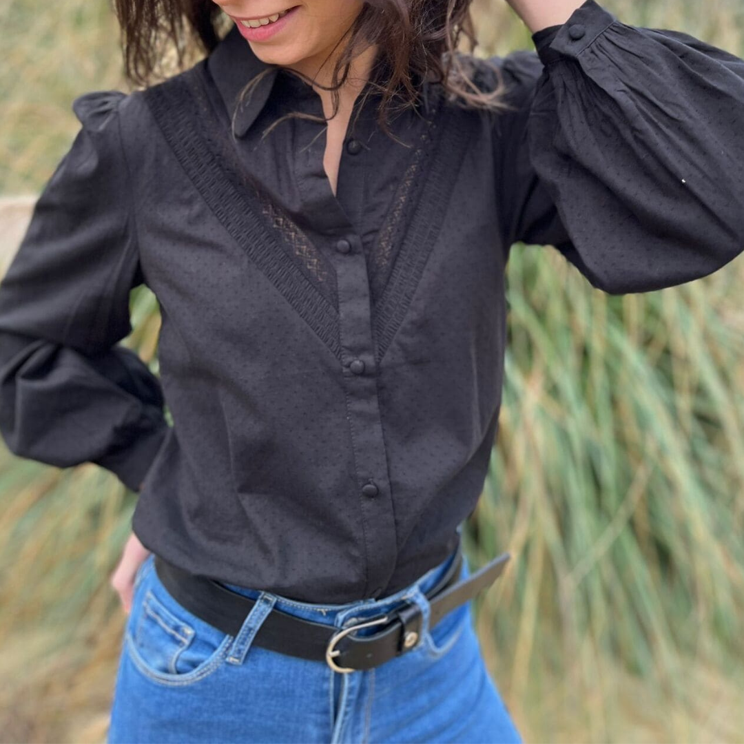 Jardin™ | Noir blouse