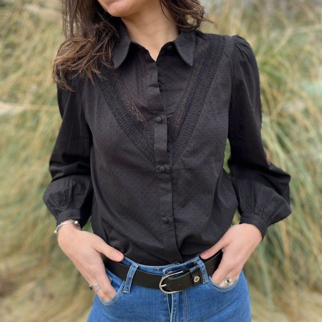 Jardin™ | Noir blouse