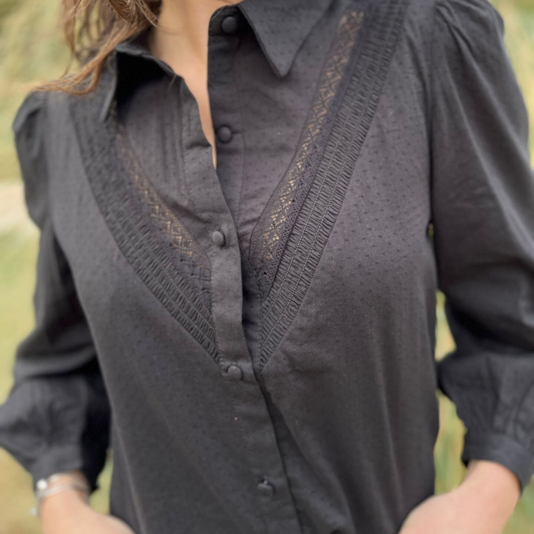 Jardin™ | Noir blouse