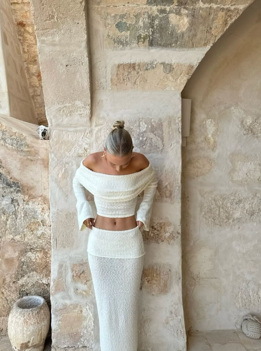 Jardin™ | Ensemble Jupe Taille Haute