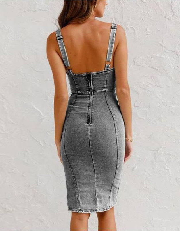 Jardin™ | Robe en Jean Chic