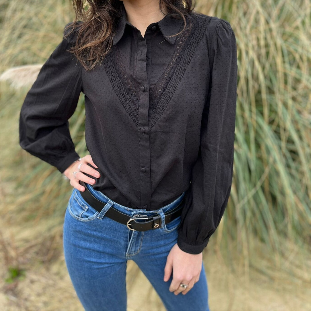 Jardin™ | Noir blouse