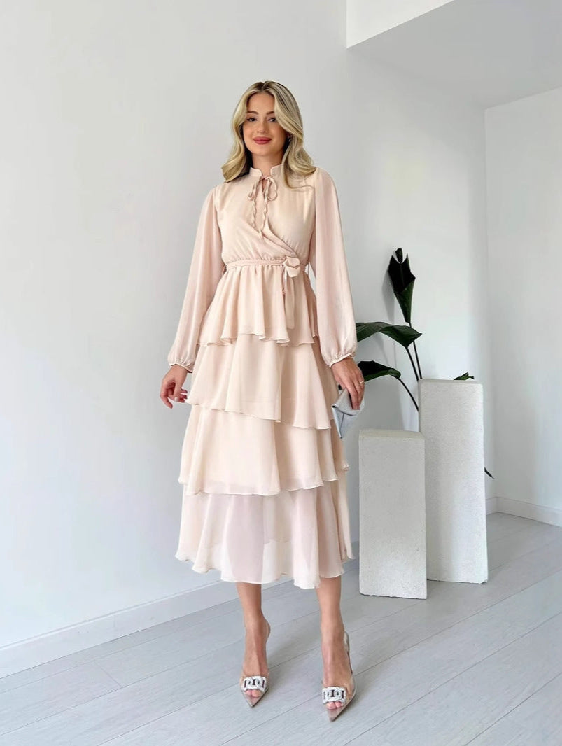 Jardin™ | Robe Longue Élégante à Volants