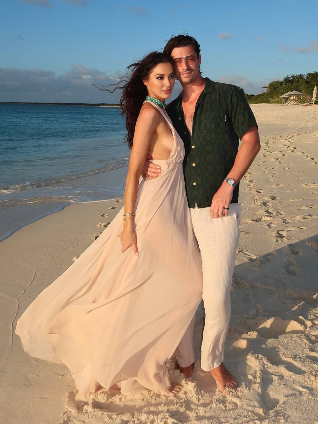 Jardin™ | Robe Longue Dos Nu Drapée