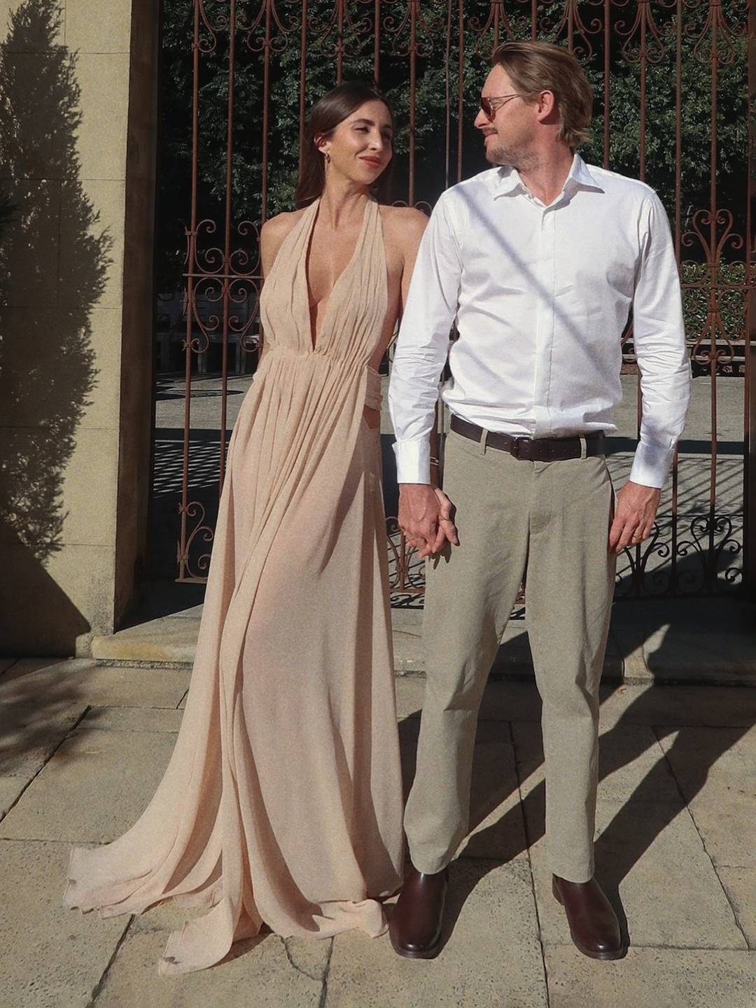 Jardin™ | Robe Longue Dos Nu Drapée