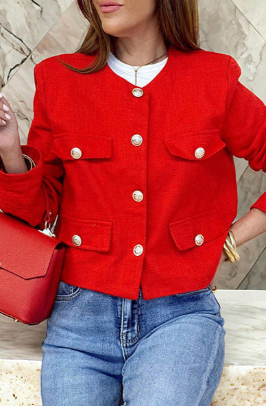 Jardin™ | VESTE CROPPED VINTAGE