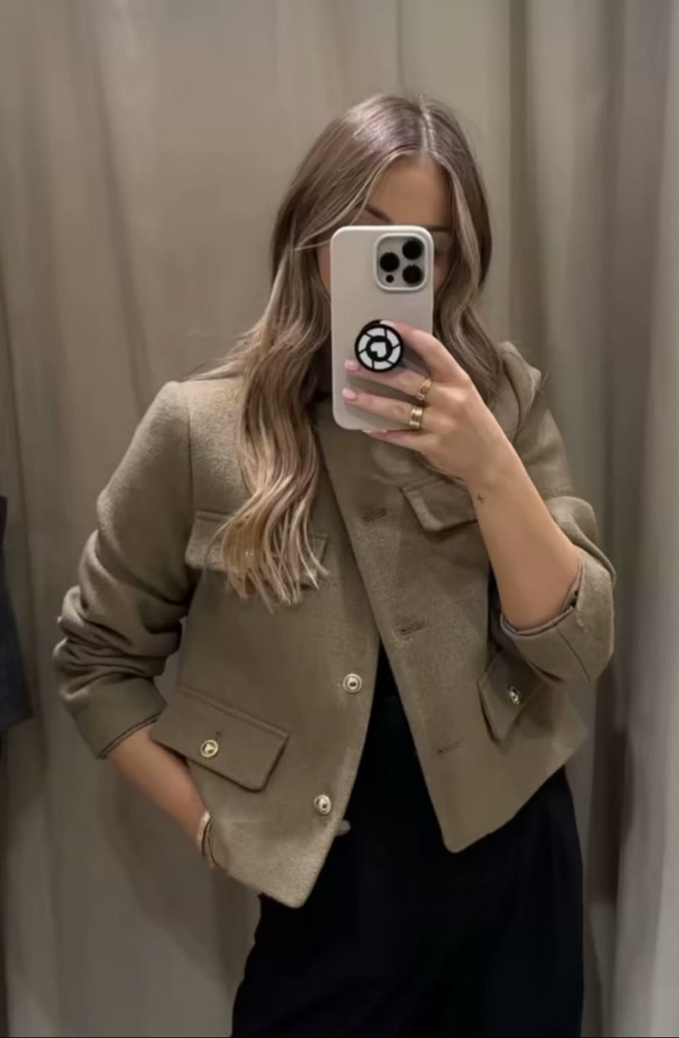 Jardin™ | VESTE CROPPED VINTAGE