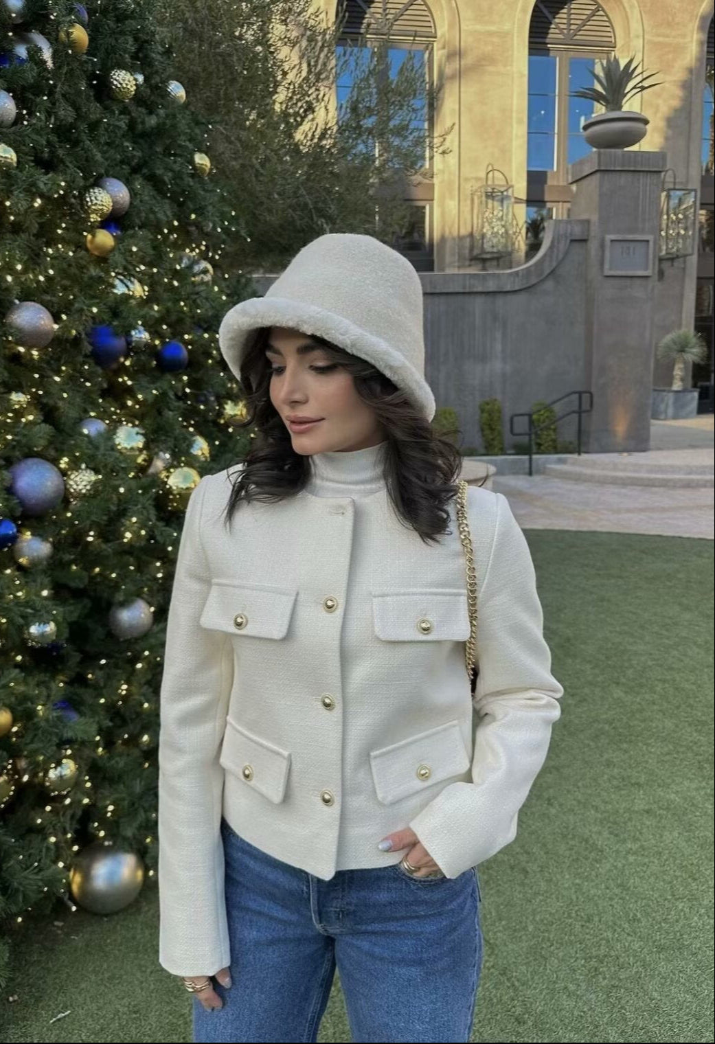 Jardin™ | VESTE CROPPED VINTAGE