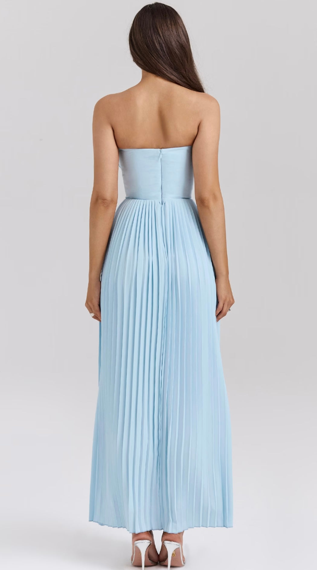 Jardin™ | Robe Longue Plissée Bustier