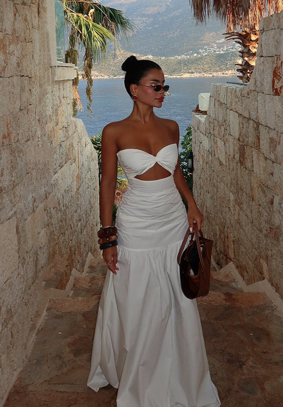 Jardin™ | Robe Bustier Longue Elégante