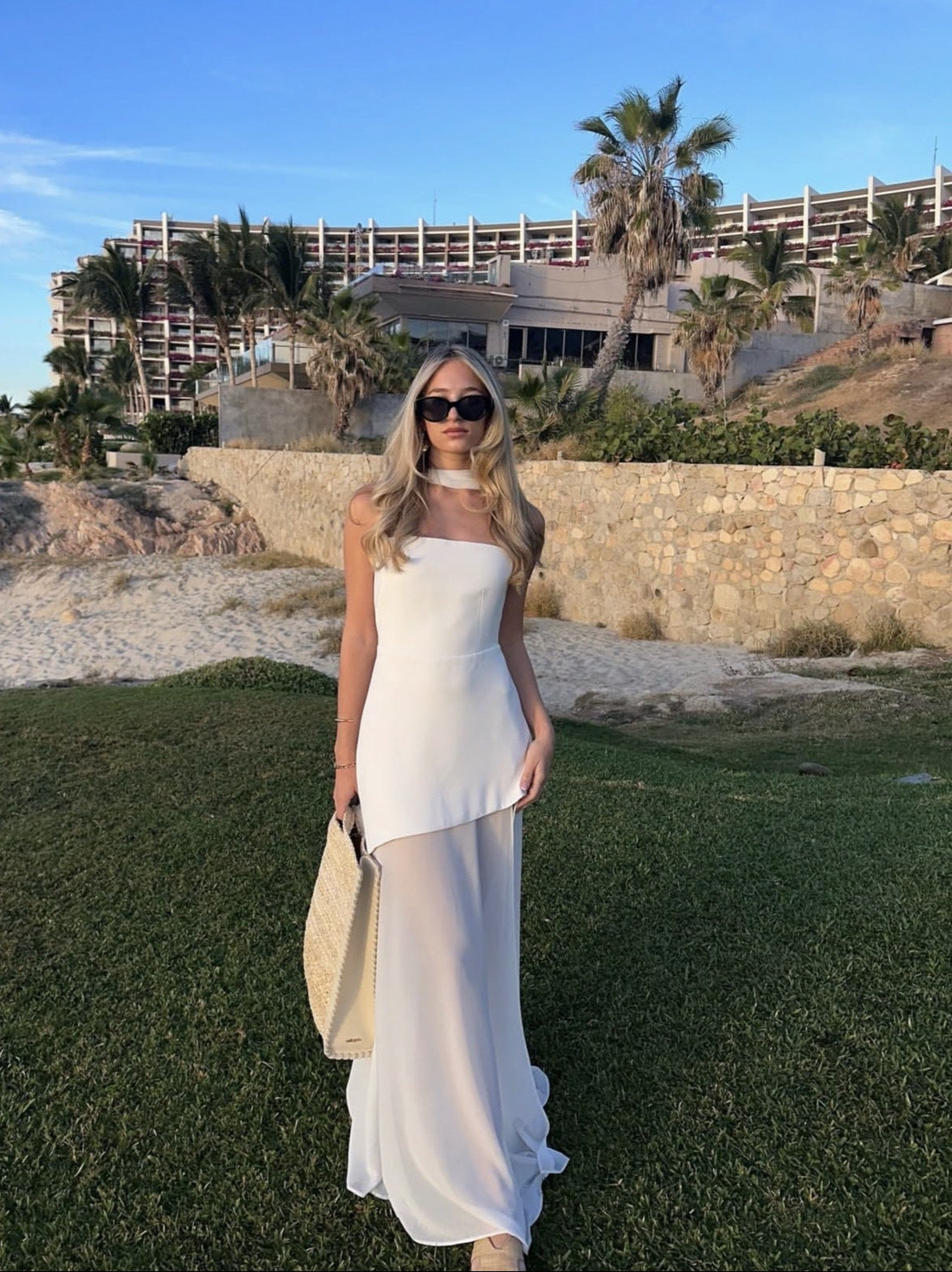 Jardin™ | Robe Fendue Bustier Longue