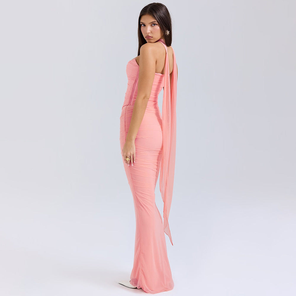 Jardin™ | Robe du Soir en Maille Sculptée