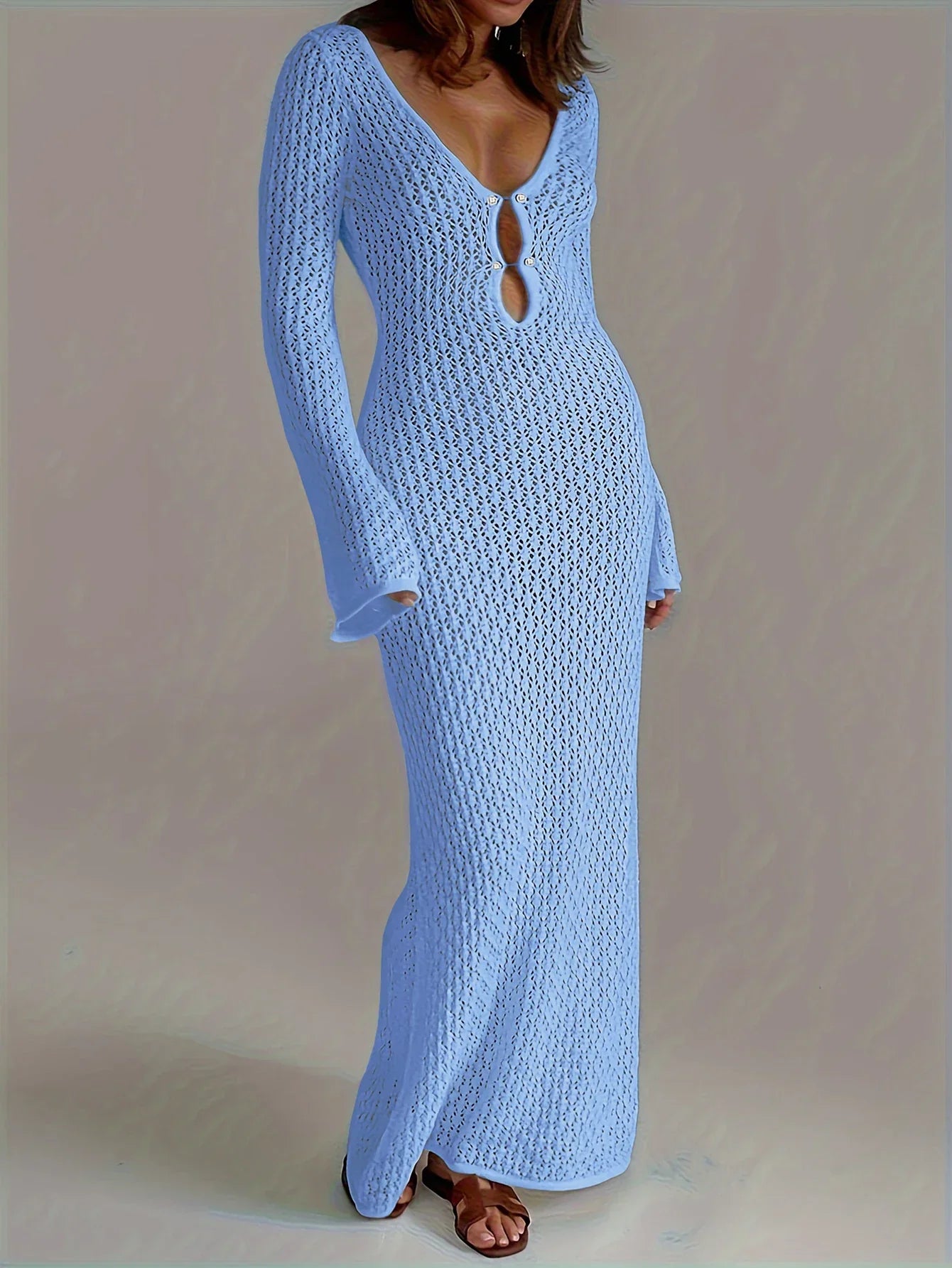 Jardin™ | Robe Longue Crochet Bohème