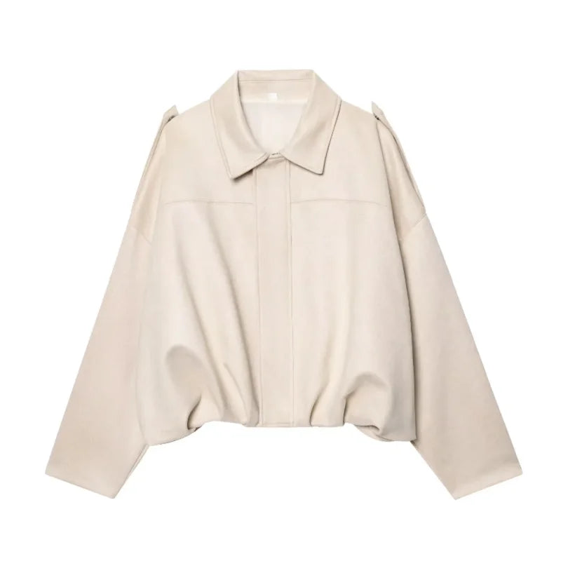 Jardin™ | Blouson aviateur en daim