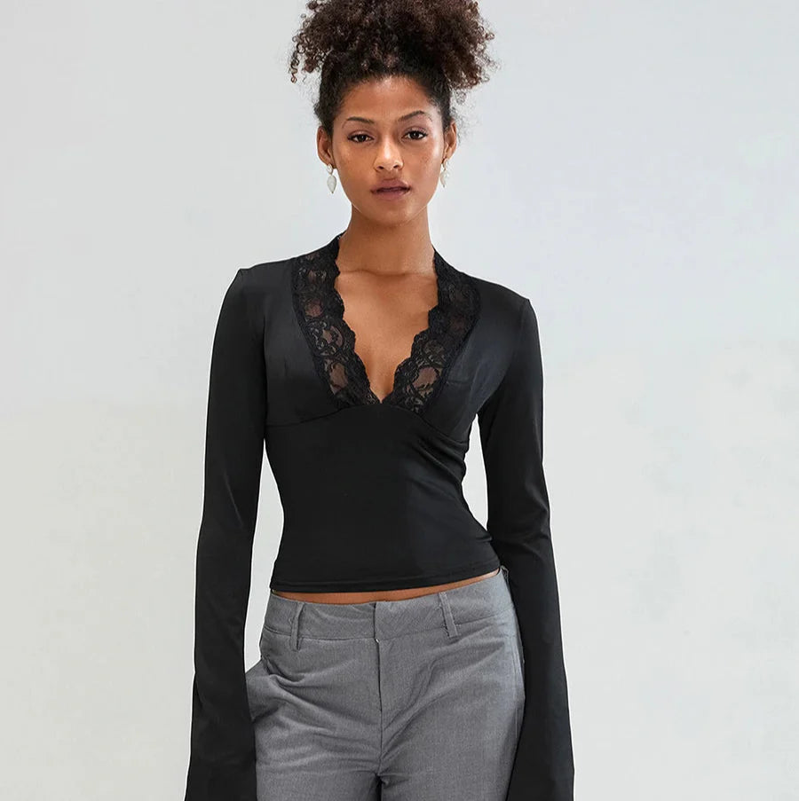 Jardin™ I Top en dentelle