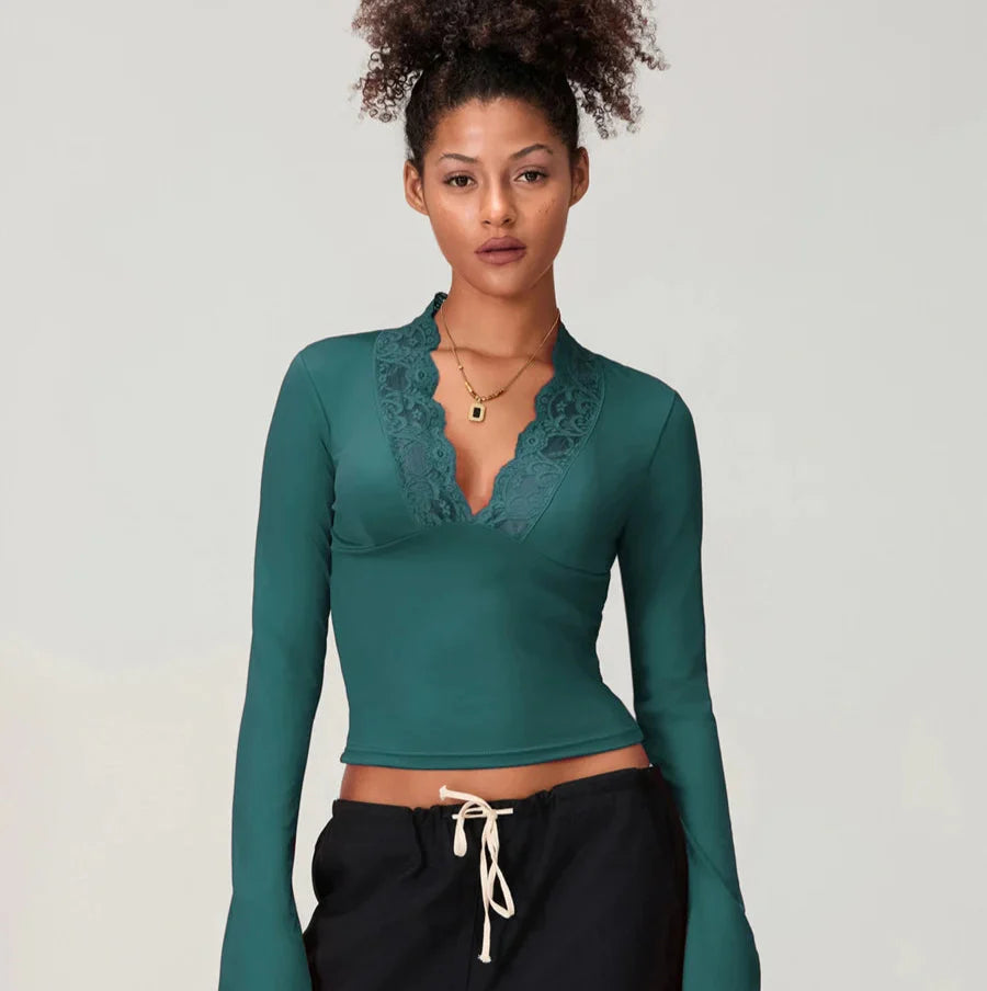 Jardin™ I Top en dentelle