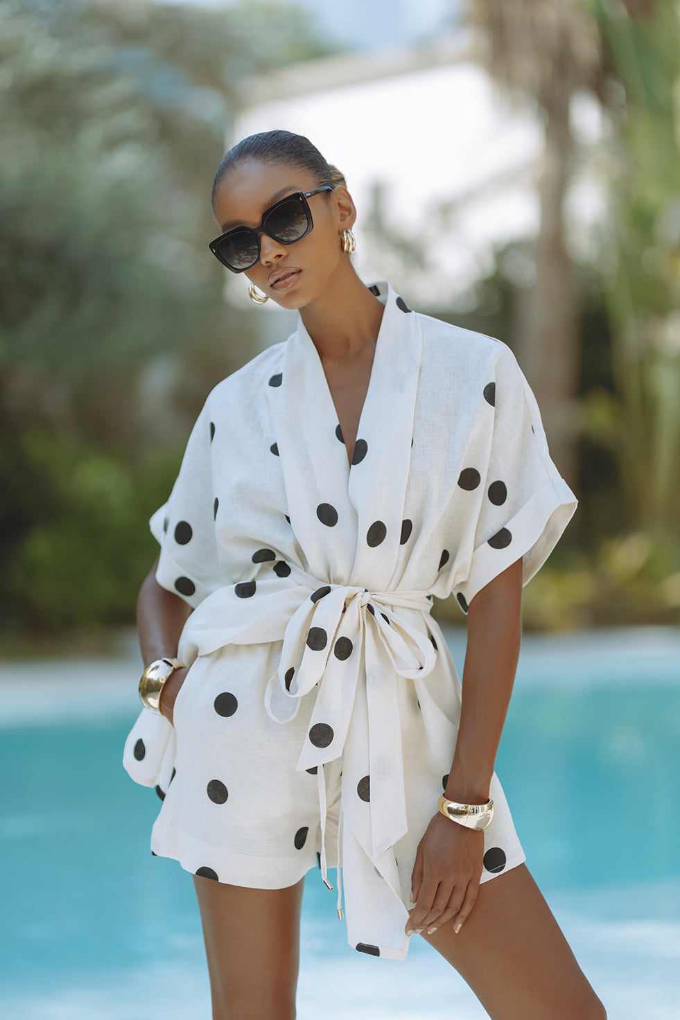 Jardin™ | Ensemble Chemise et Jupe Portefeuille