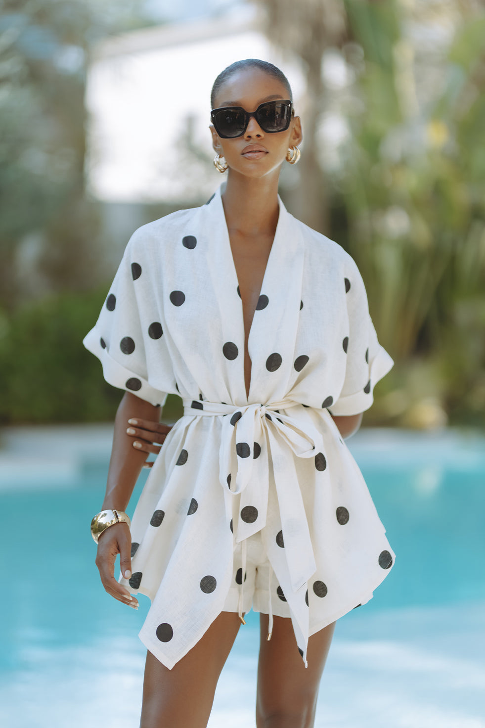 Jardin™ | Ensemble Chemise et Jupe Portefeuille