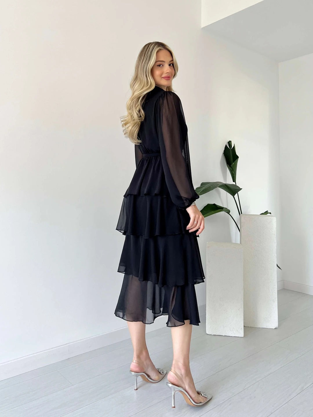 Jardin™ | Robe Longue Élégante à Volants