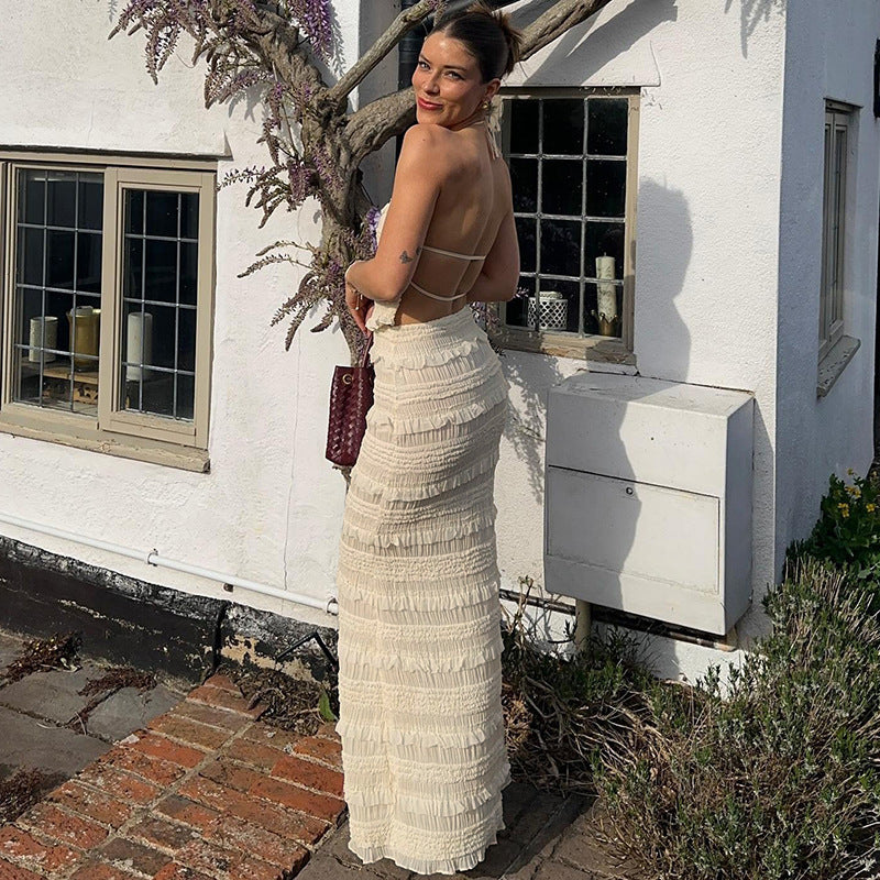 Jardin™ | Robe Longue à Volants