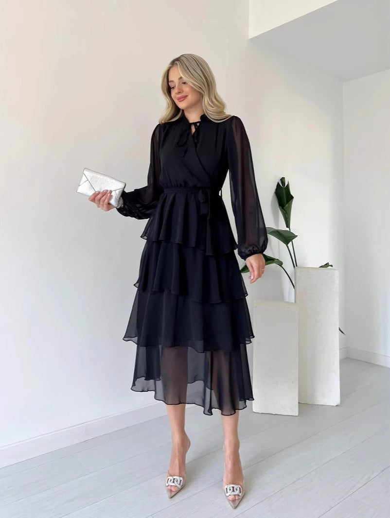 Jardin™ | Robe Longue Élégante à Volants