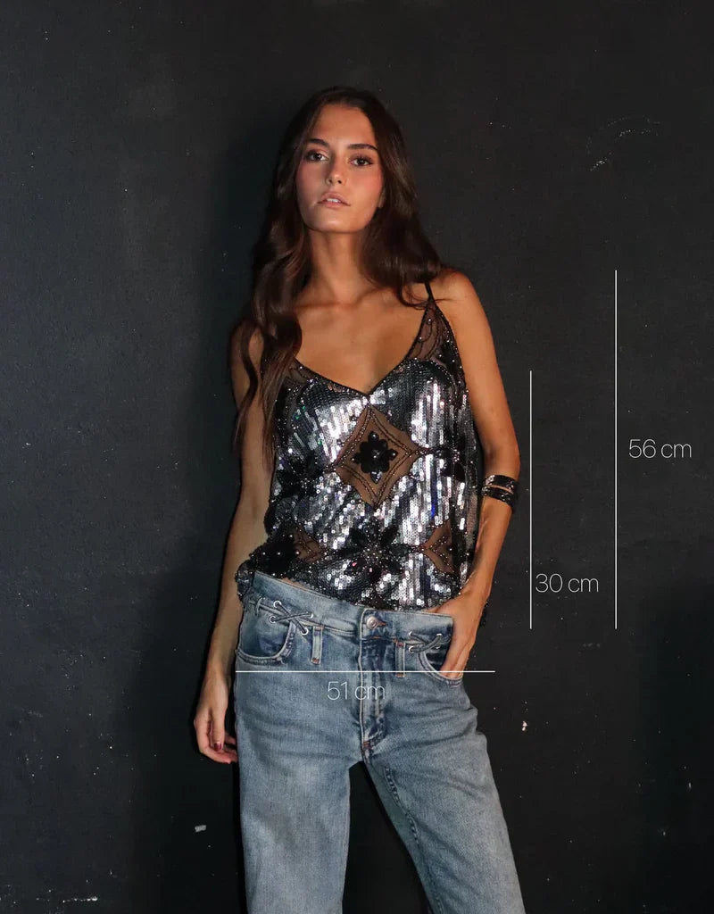 Jardin™ | Embellished top