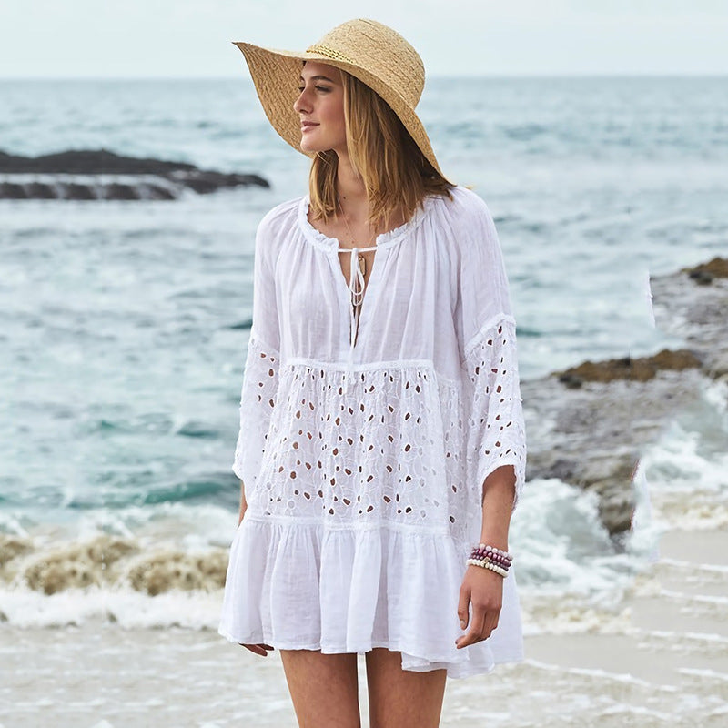 Jardin™ | Blouse Bikini Loose Cover-Up