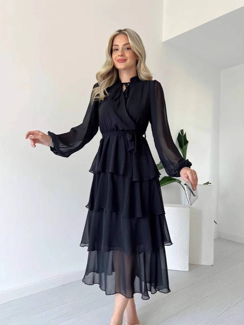 Jardin™ | Robe Longue Élégante à Volants