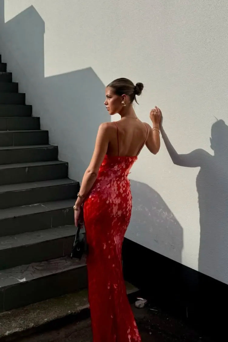 Jardin™ | Robe à Paillettes Dos Nu