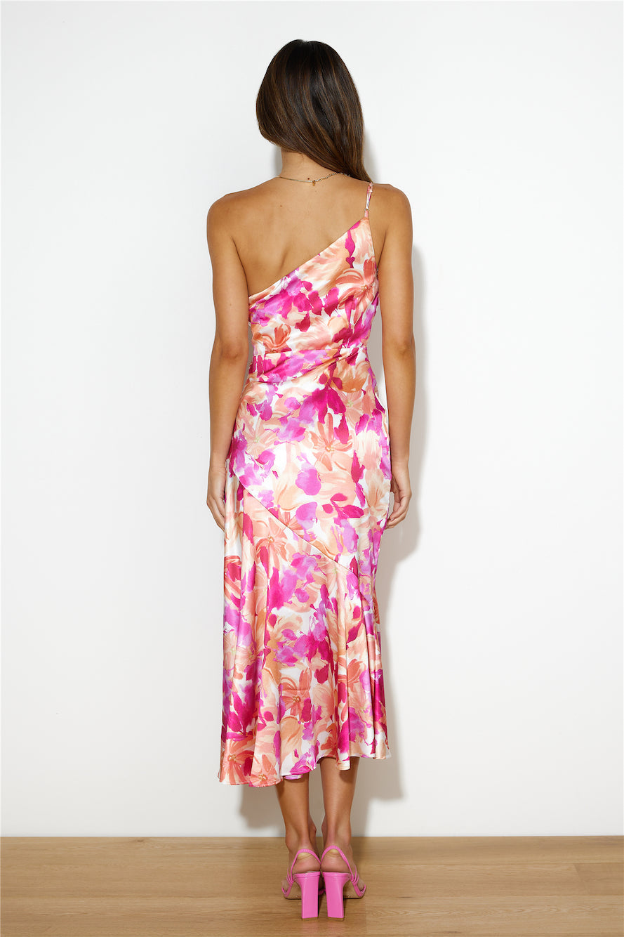 Jardin™ | Robe Longue Asymétrique Fleurie