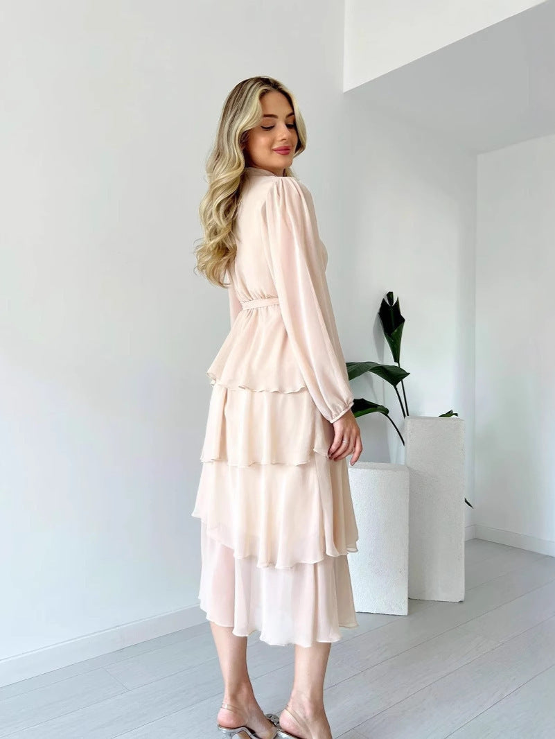 Jardin™ | Robe Longue Élégante à Volants