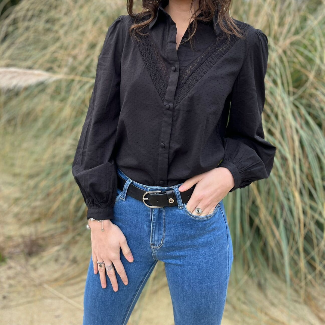 Jardin™ | Noir blouse