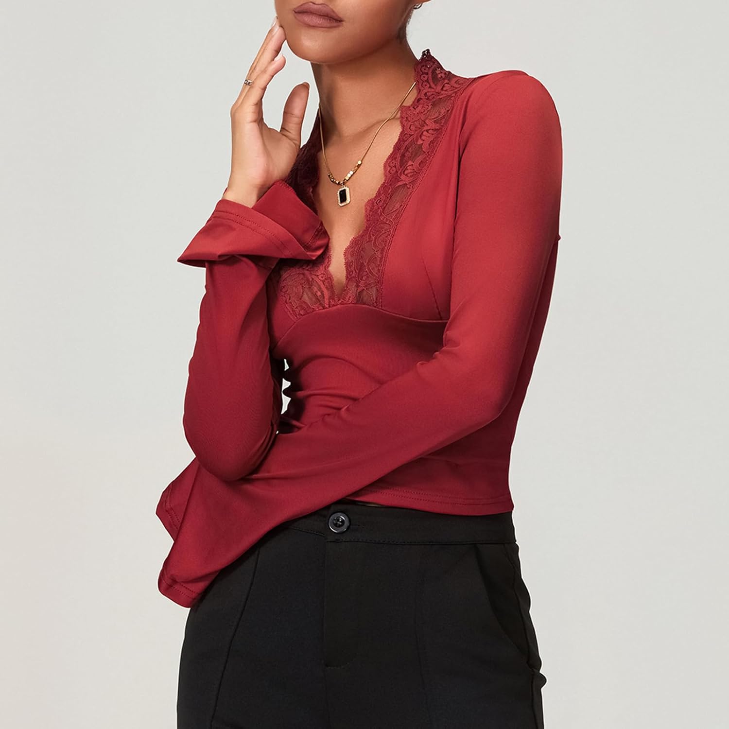 Jardin™ I Top en dentelle