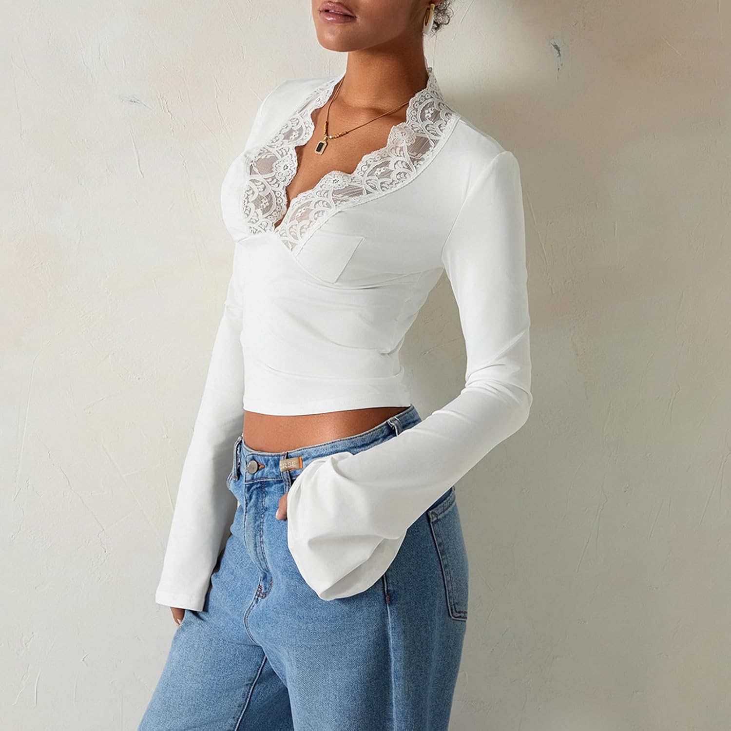 Jardin™ I Top en dentelle