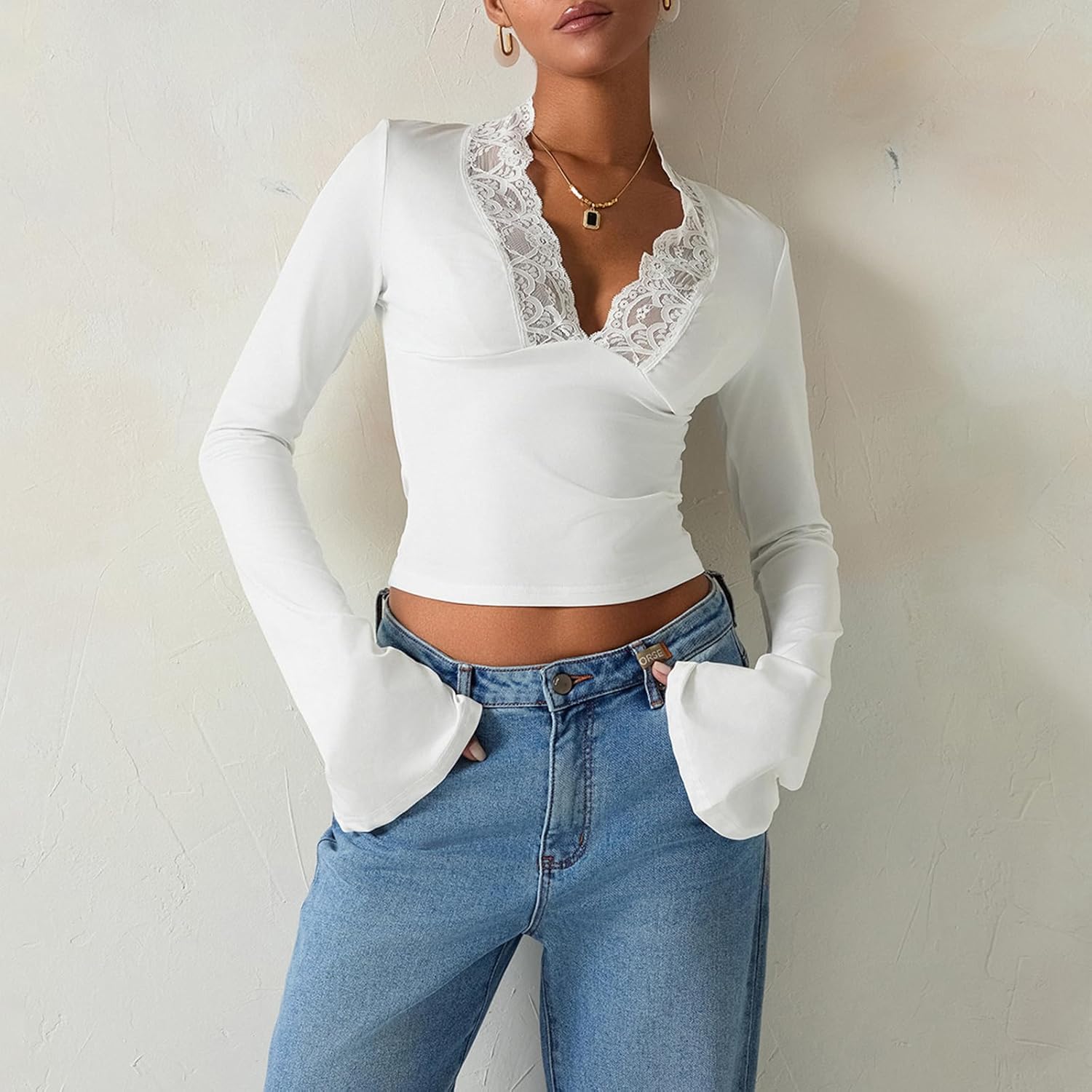 Jardin™ I Top en dentelle