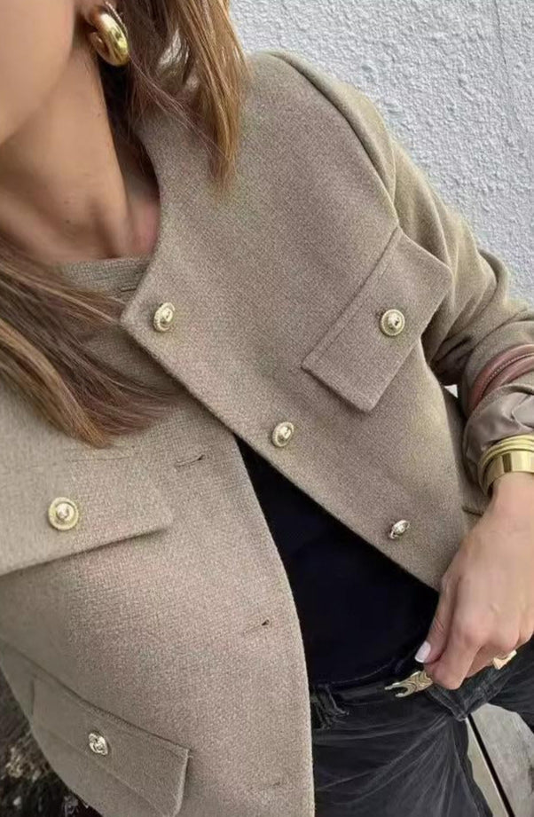 Jardin™ | VESTE CROPPED VINTAGE