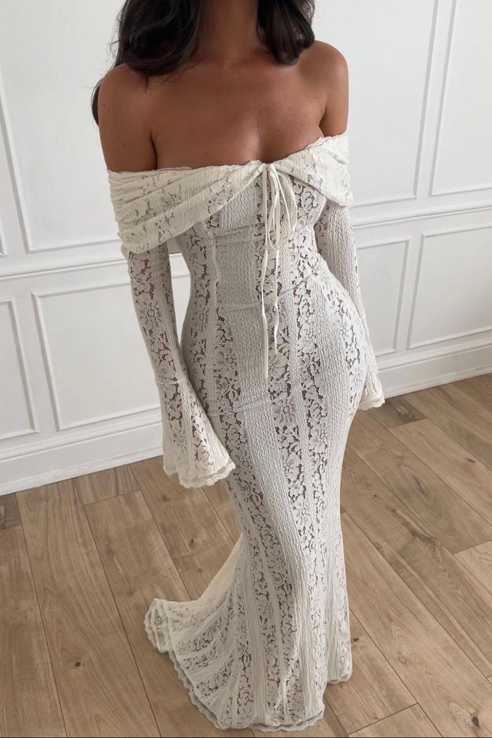 Jardin™ | Robe Longue Épaules Dénudées