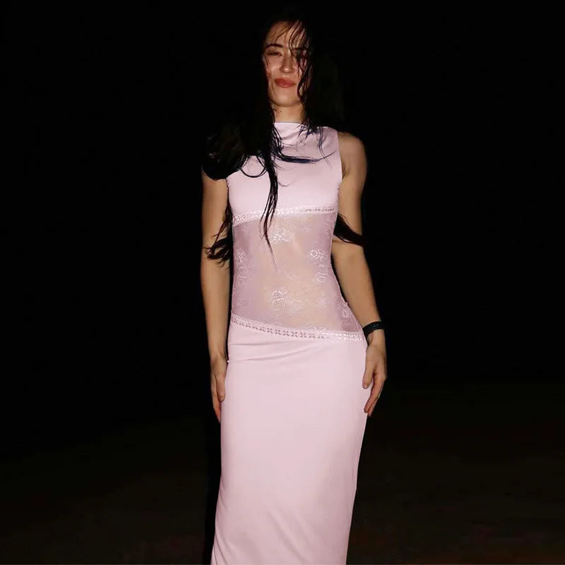 Jardin™ | Robe Longue en Dentelle Transparente