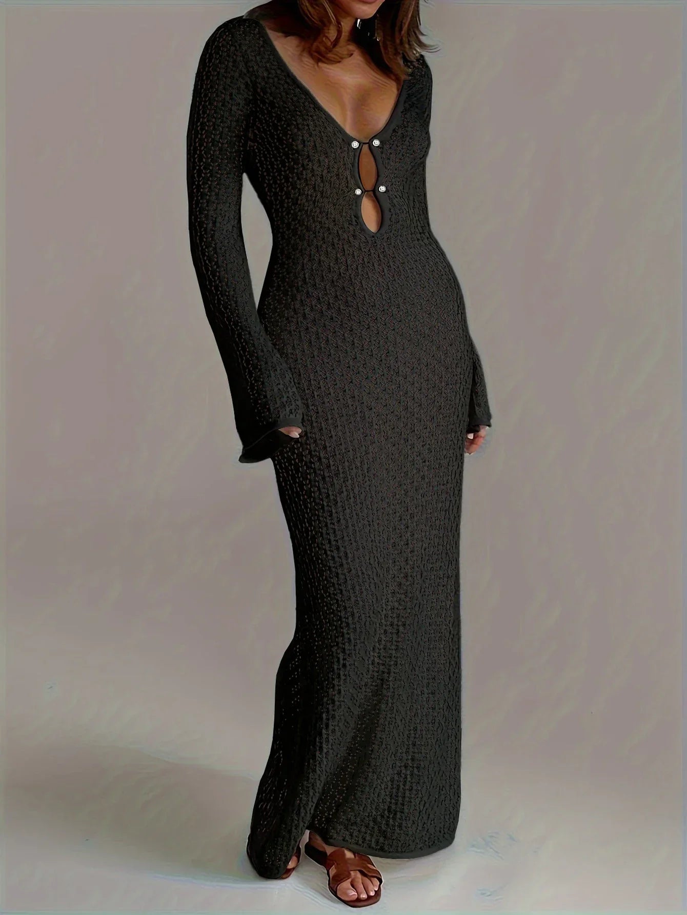 Jardin™ | Robe Longue Crochet Bohème