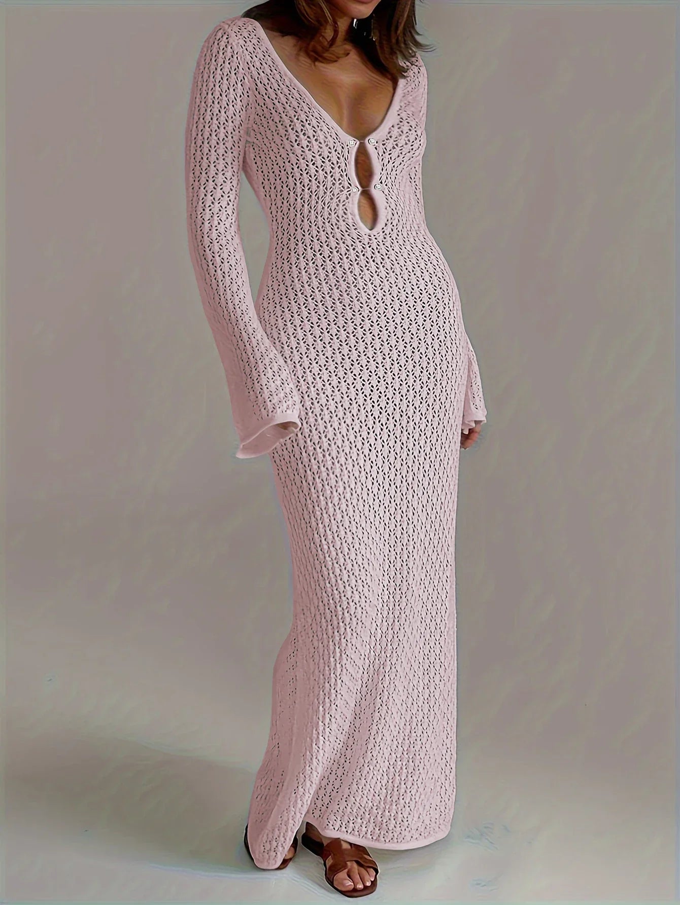 Jardin™ | Robe Longue Crochet Bohème