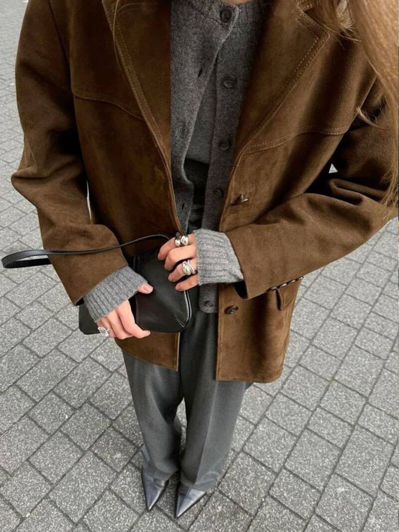 Jardin™ | Veste en Suède