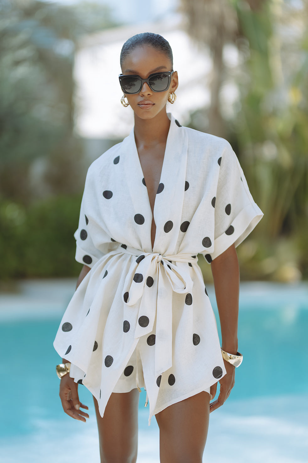 Jardin™ | Ensemble Chemise et Jupe Portefeuille