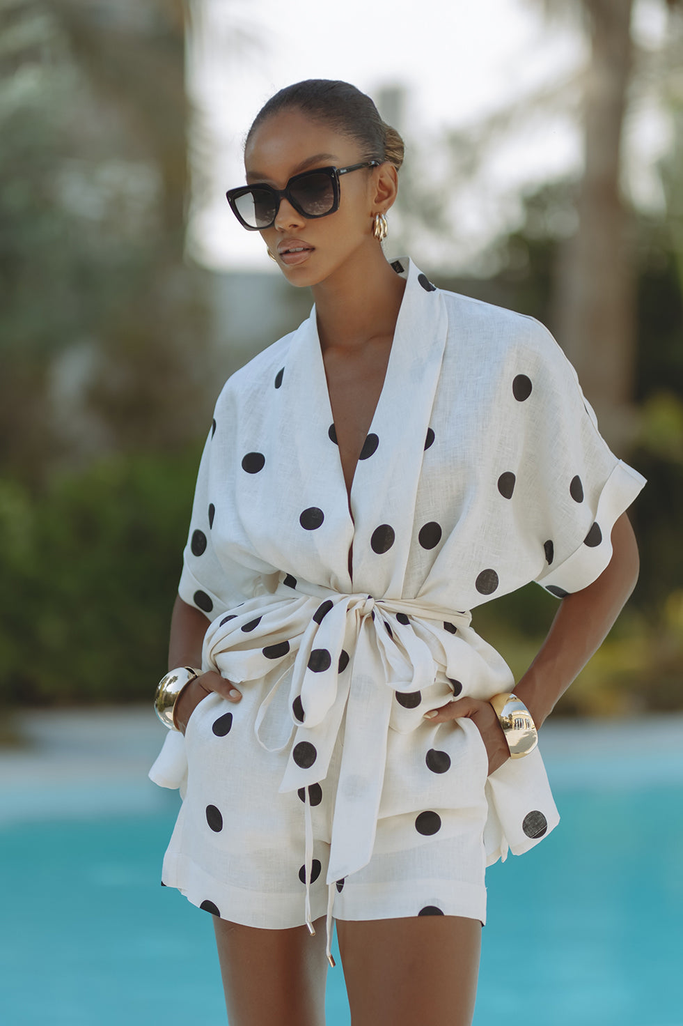 Jardin™ | Ensemble Chemise et Jupe Portefeuille