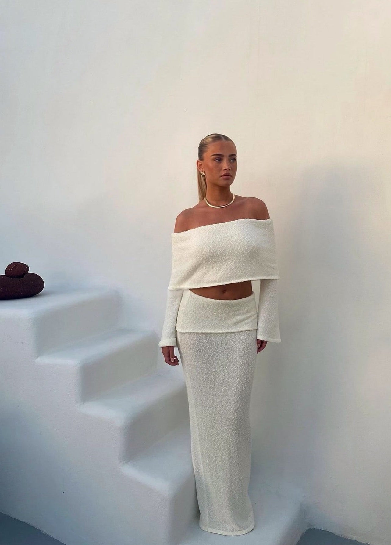 Jardin™ | Ensemble Jupe Taille Haute