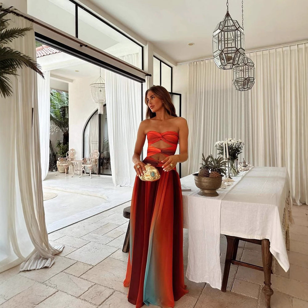 Jardin™ | Robe Longue À Bretelles