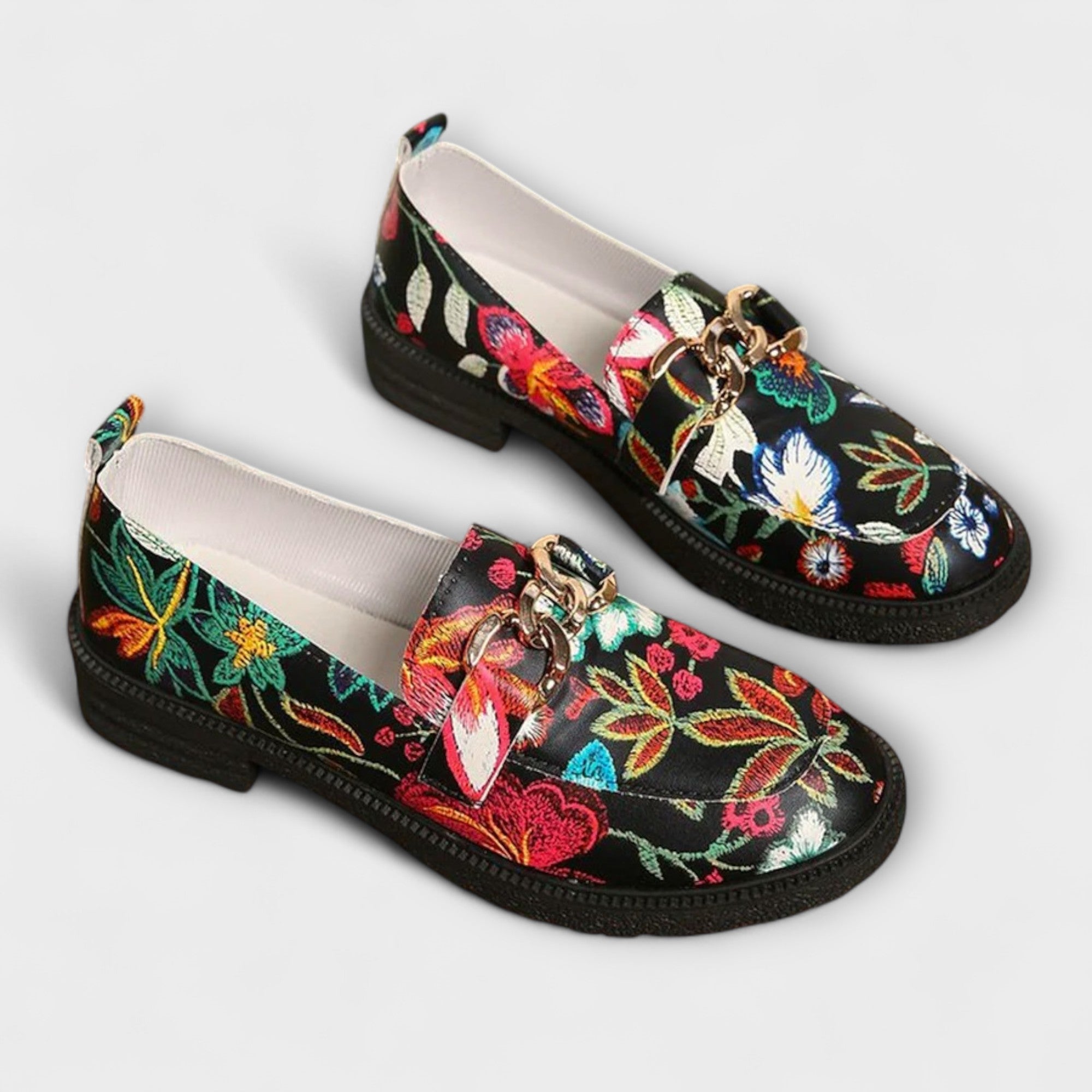 Jardin™ | Mocassins multicolores à motif floral