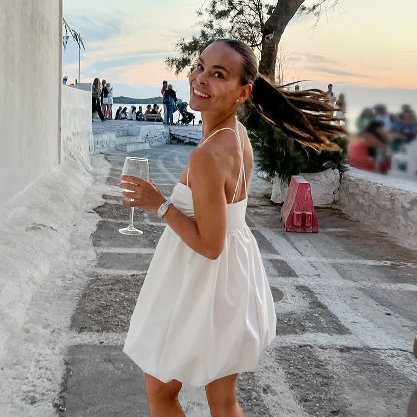 Jardin™ | Robe Courte Bustier Bouffante